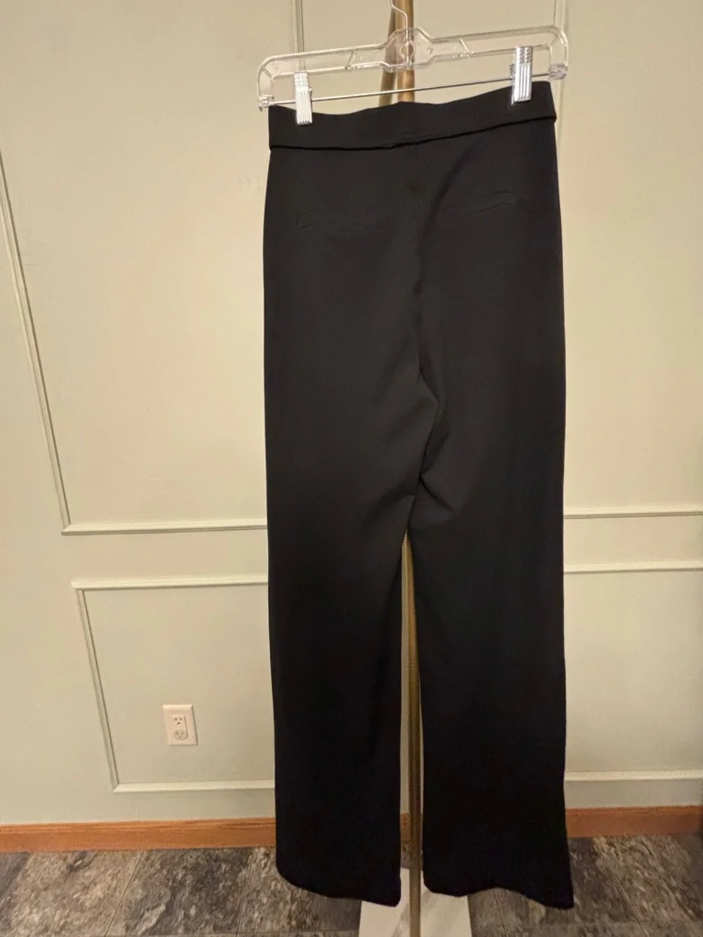 Viral Ultra tall HalaraFlex Stretch Work Pant Mid Rise Side Work Flare Pants - Picture 4 of 5